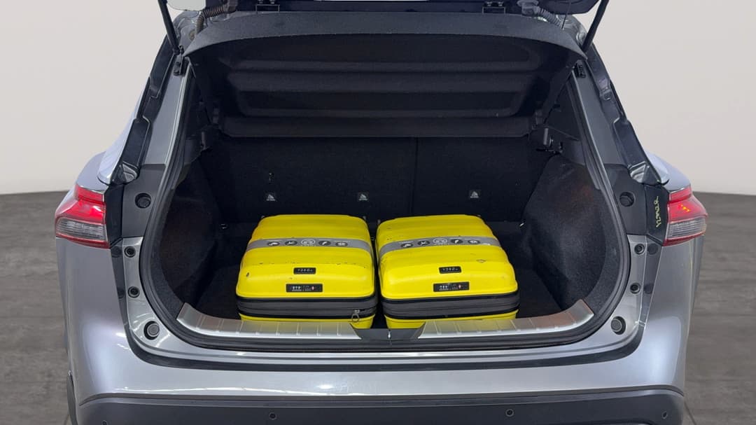 Boot Inside View with Luggage
