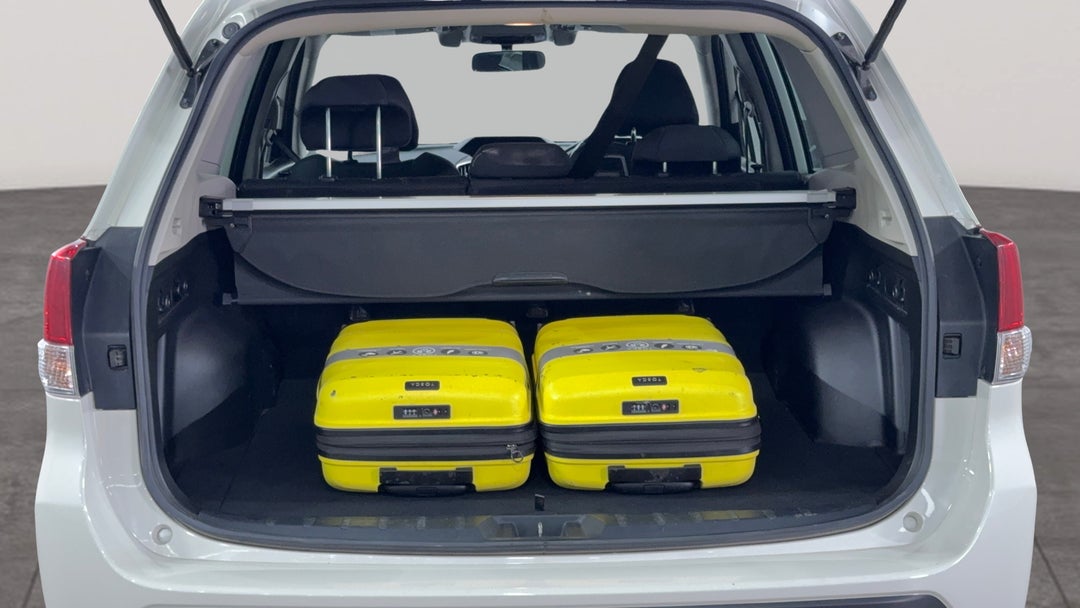 Boot Inside View with Luggage
