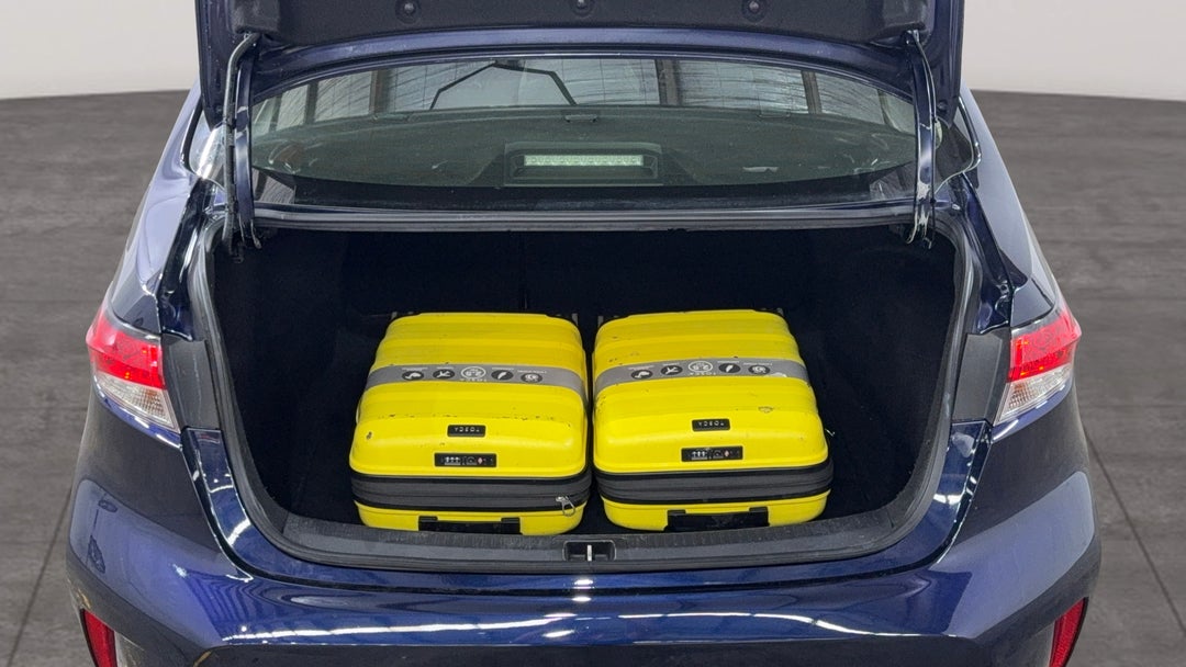 Boot Inside View with Luggage