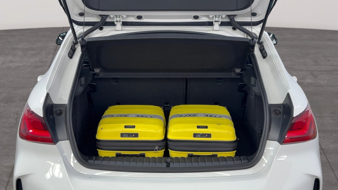 Boot Inside View with Luggage