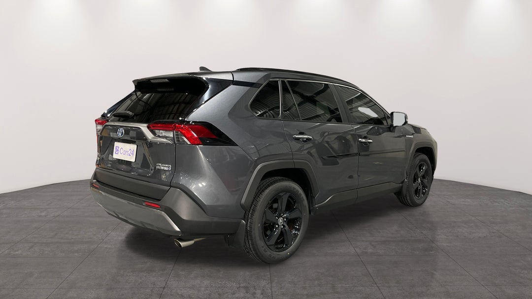2021 Toyota RAV4 Cruiser (AWD) Hybrid, Automatic, 49840 km, Right Back Diagonal (45- Degree) View