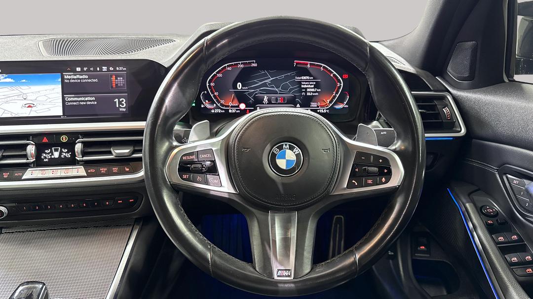 2021 BMW 3 20i M Sport, Automatic, 63676 km, Steering Wheel Close-up