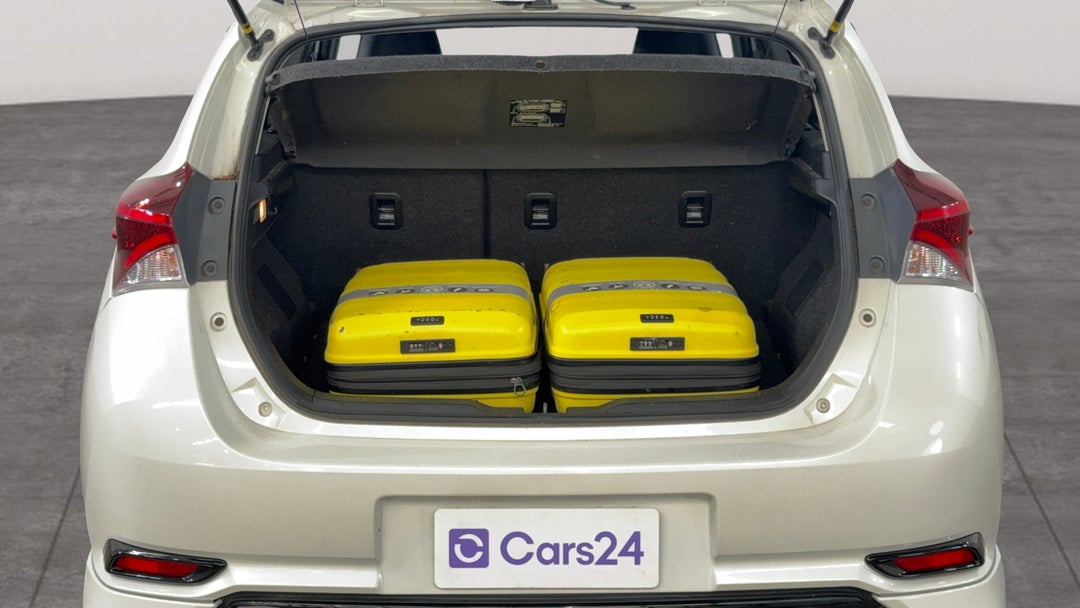 Boot Inside View with Luggage
