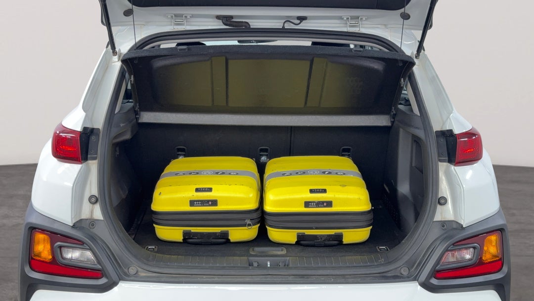 Boot Inside View with Luggage