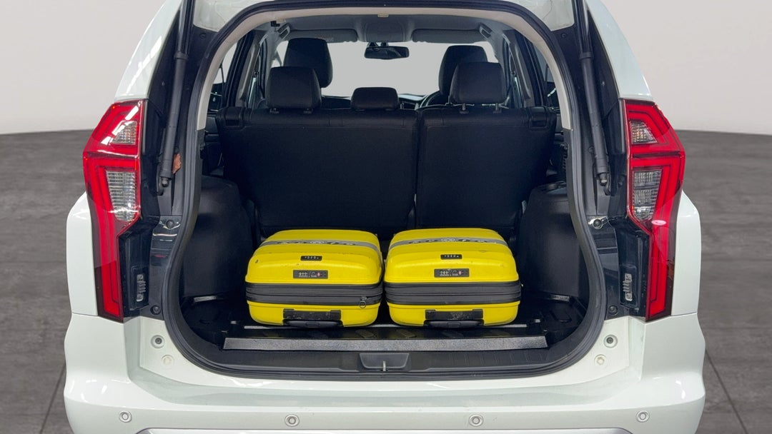 Boot Inside View with Luggage