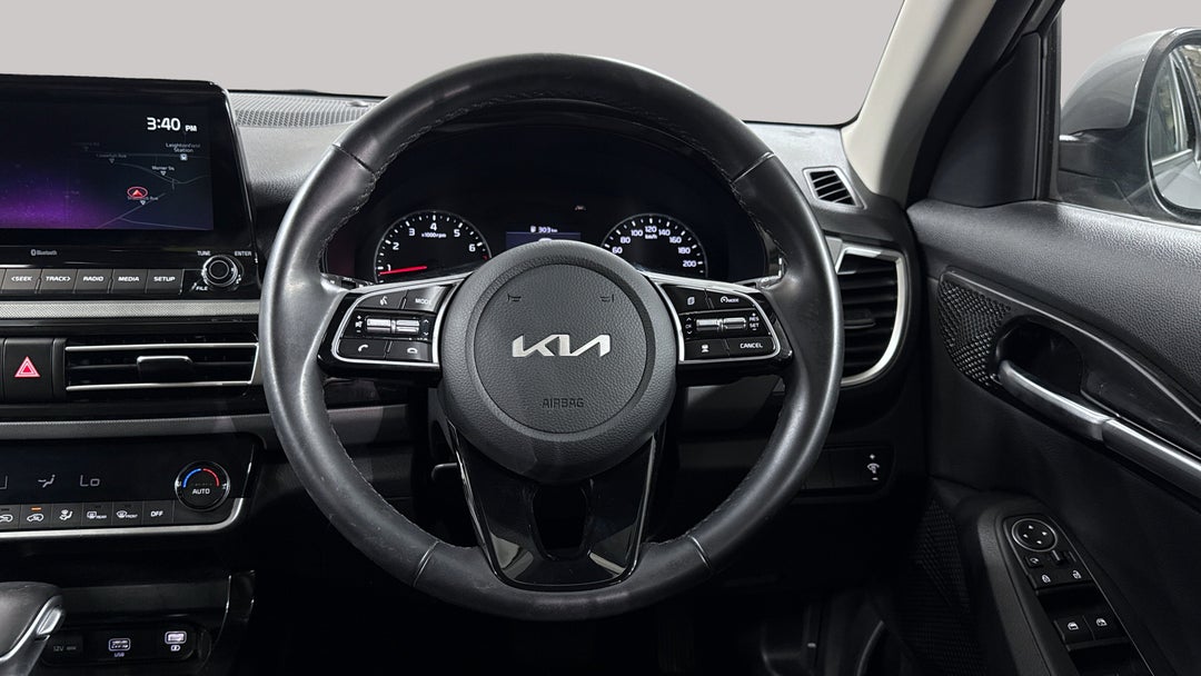 2021 Kia Seltos Sport+ (FWD), Automatic, 37856 km, Steering Wheel Close-up