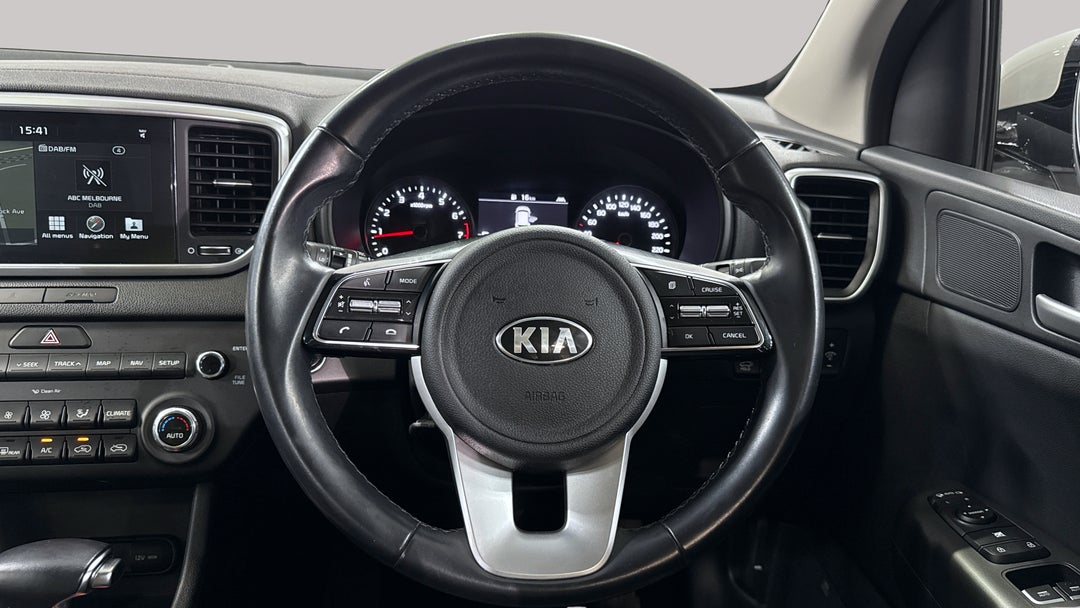2019 Kia Sportage Sx+ (FWD), Automatic, 65343 km, Steering Wheel Close-up