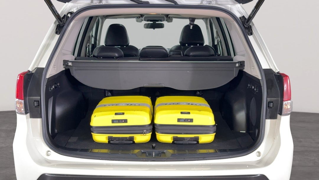 Boot Inside View with Luggage