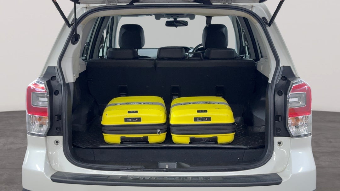 Boot Inside View with Luggage