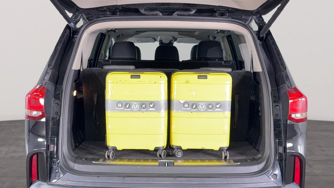 Boot Inside View with Luggage