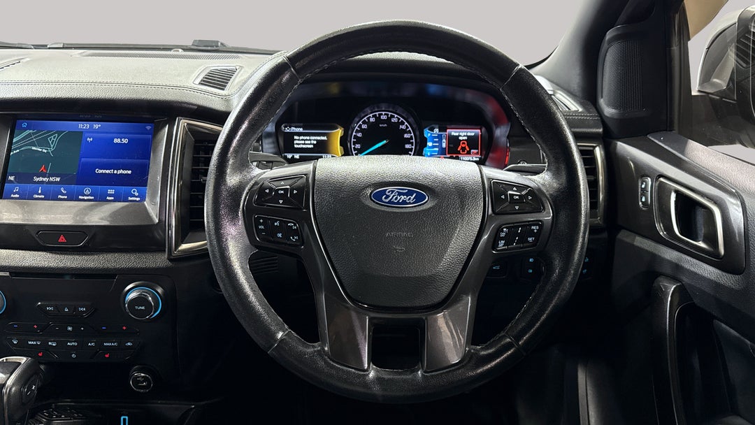 2019 Ford Everest Titanium (4WD 7 Seat), Automatic, 110075 km, Steering Wheel Close-up