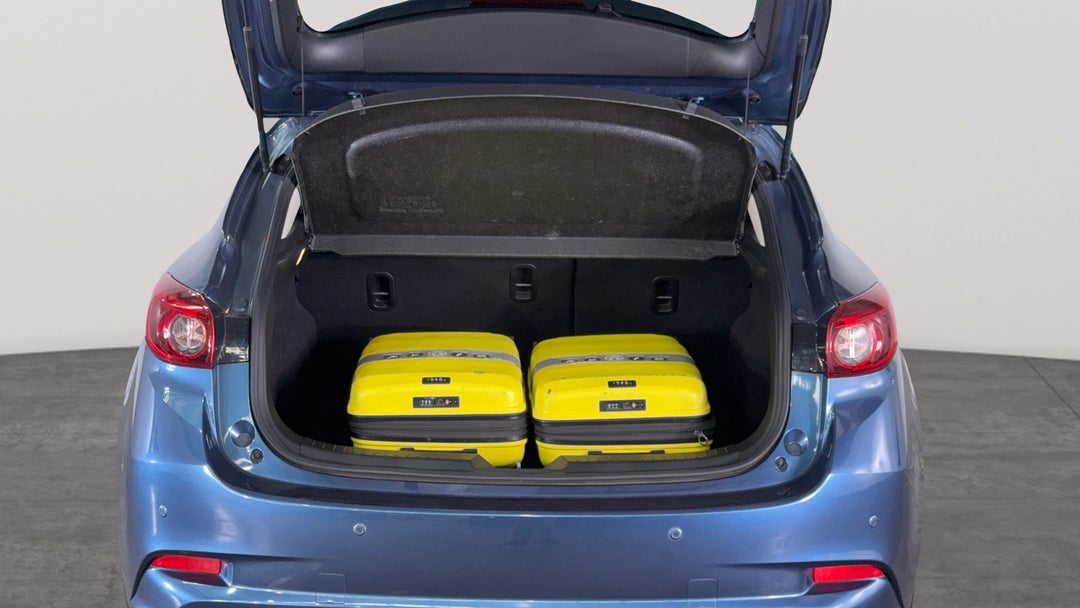 Boot Inside View with Luggage