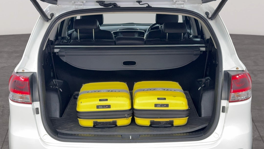 Boot Inside View with Luggage