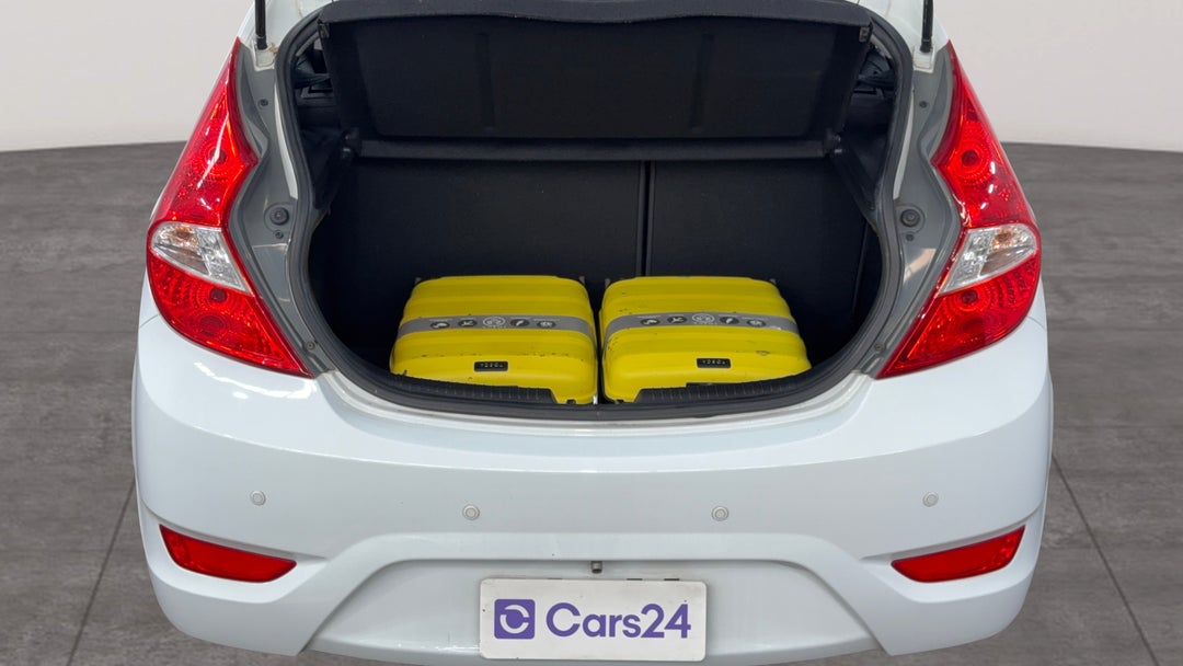 Boot Inside View with Luggage