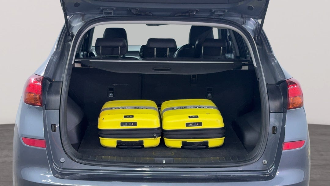 Boot Inside View with Luggage
