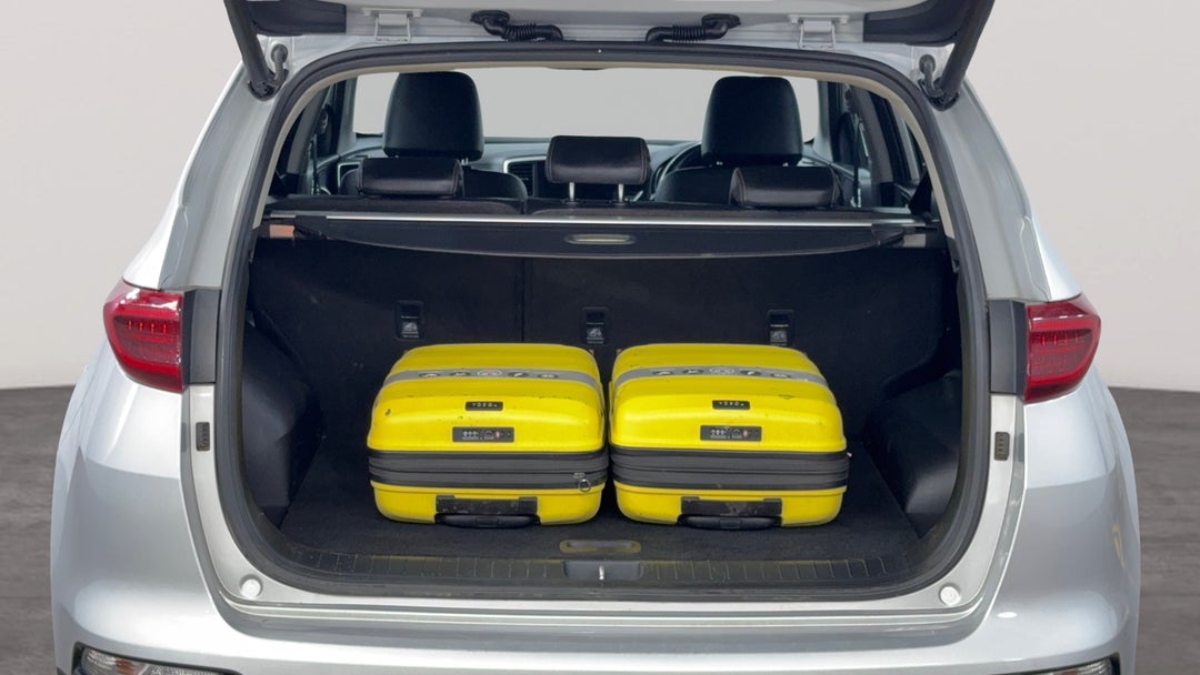 Boot Inside View with Luggage