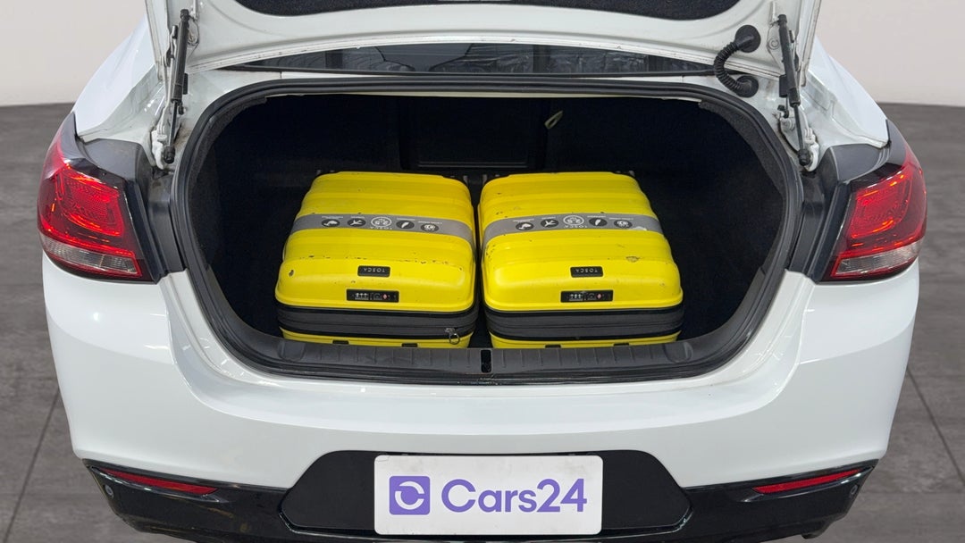 Boot Inside View with Luggage