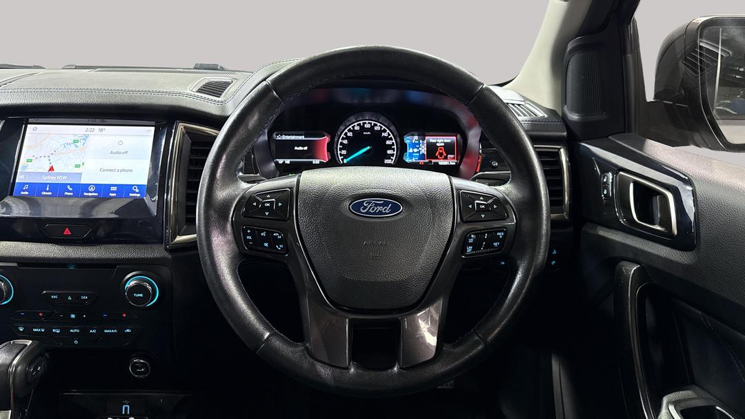 2020 Ford Everest Sport (4WD 7 Seat), Automatic, 120331 km, Steering Wheel Close-up