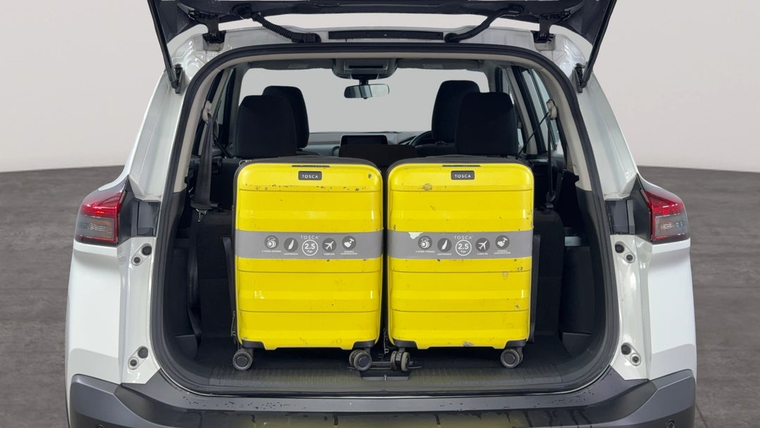 Boot Inside View with Luggage