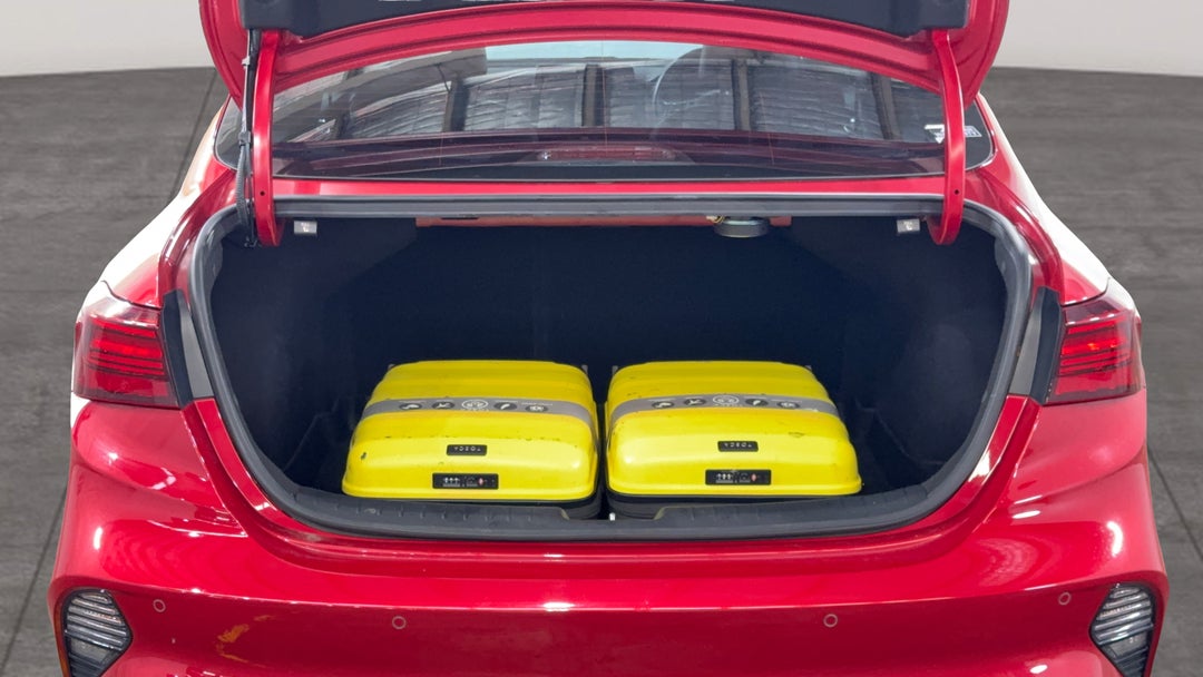 Boot Inside View with Luggage