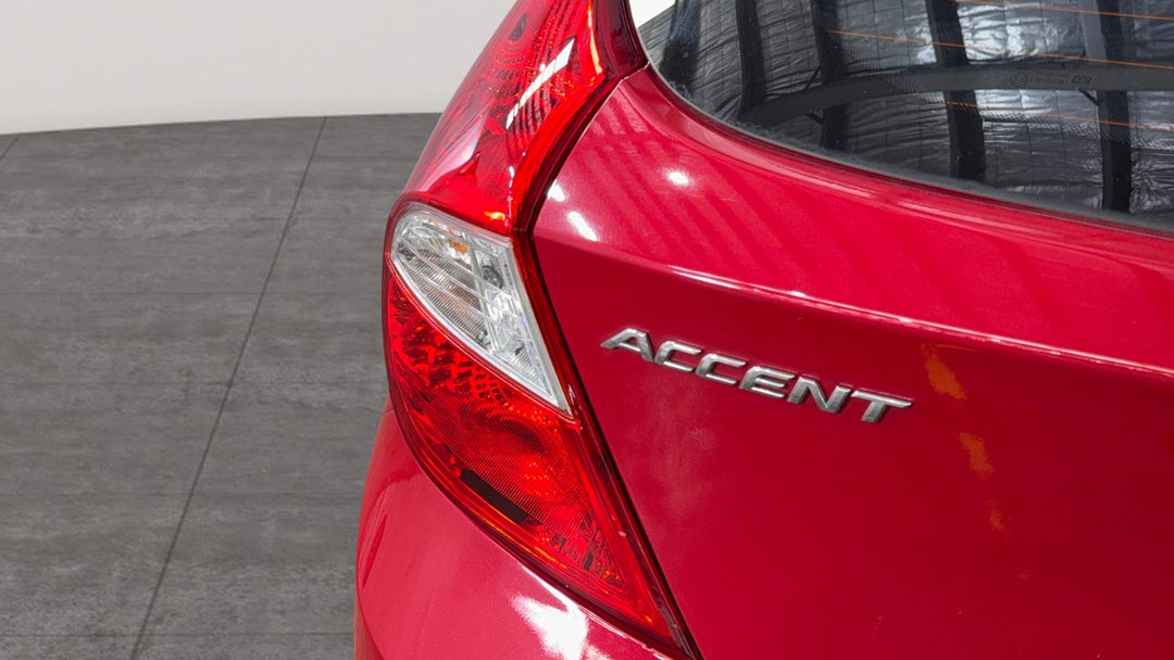 2016 Hyundai Accent Active, Manual, 99458 km, Badge (Boot Left Side)