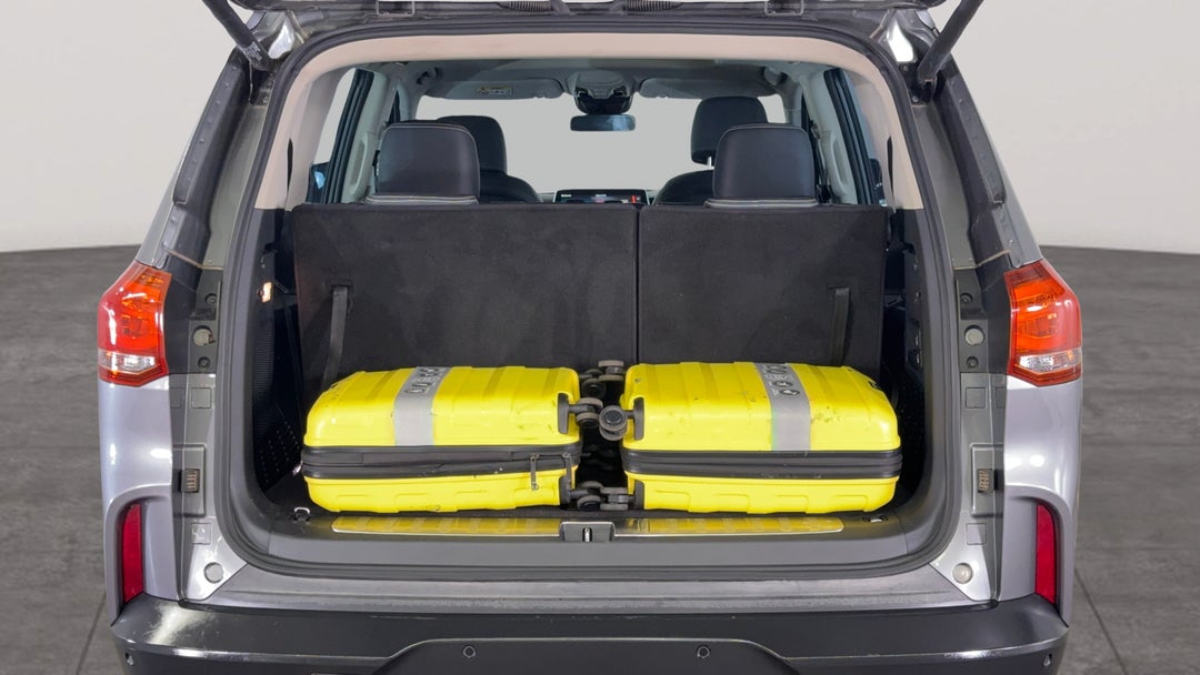 Boot Inside View with Luggage