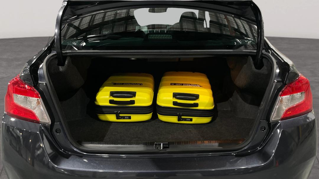 2017 Subaru WRX Premium (AWD), Manual, 99794 km, Boot Inside View with Luggage