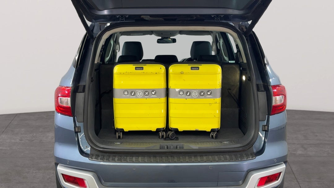 Boot Inside View with Luggage