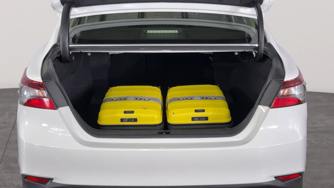 Boot Inside View with Luggage