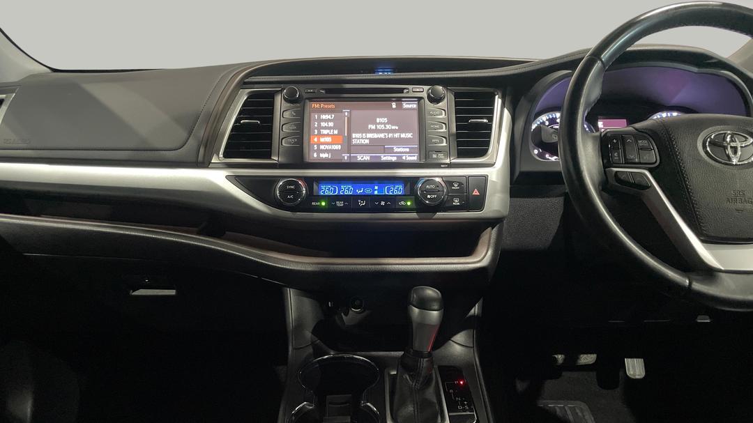 2019 Toyota Kluger Gxl (4x2), Automatic, 116151 km, Dashboard View