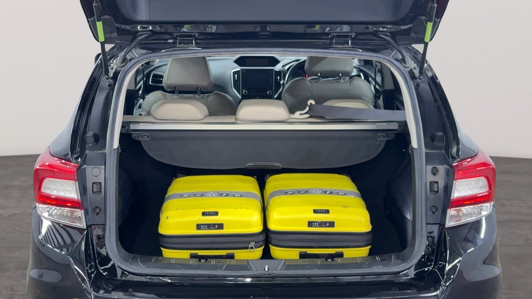 Boot Inside View with Luggage