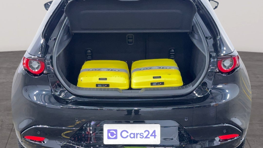 Boot Inside View with Luggage