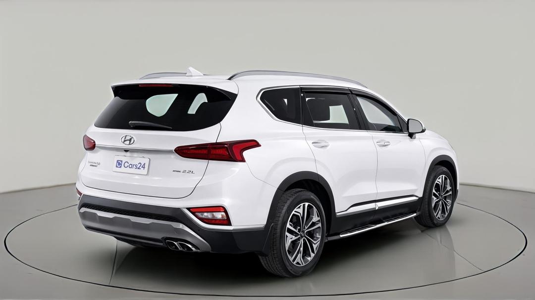 2019 Hyundai Santa Fe Highlander Crdi Blk-bge (AWD), Automatic, 88159 km, Right Back Diagonal (45- Degree) View