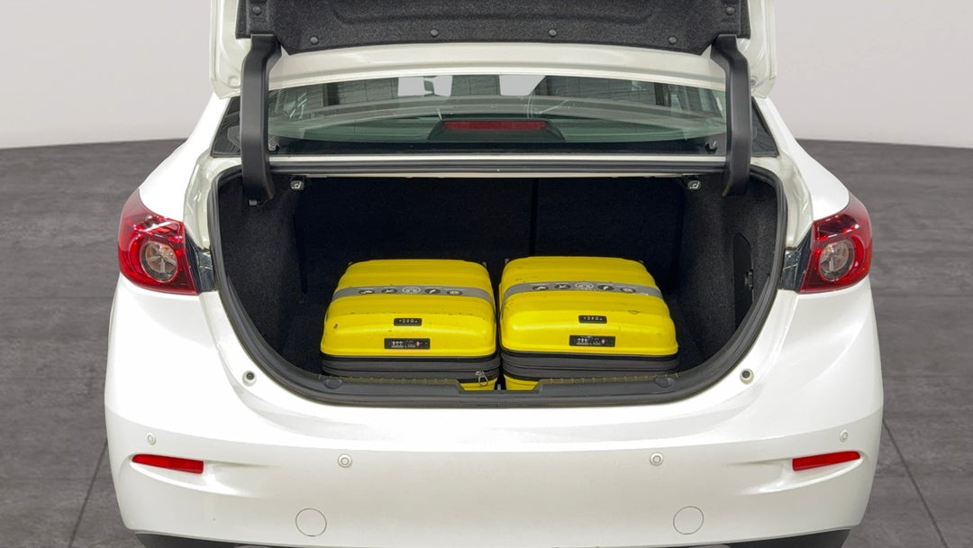 Boot Inside View with Luggage