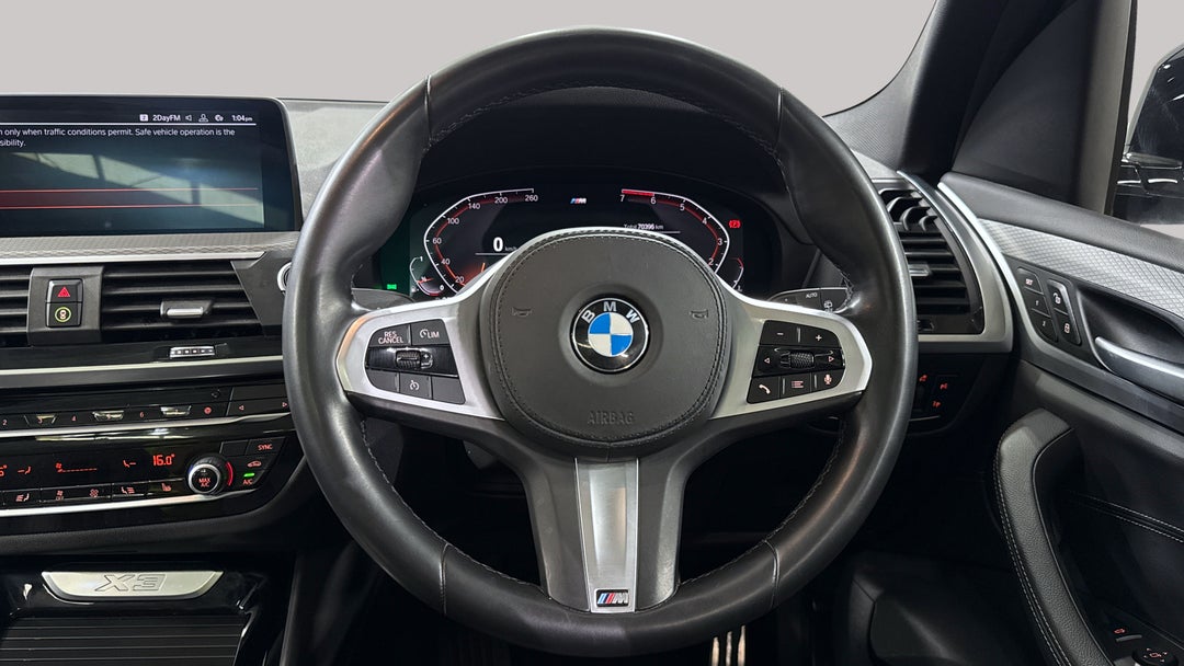 2020 BMW X3 sDrive20i M Sport, Automatic, 70396 km, Steering Wheel Close-up
