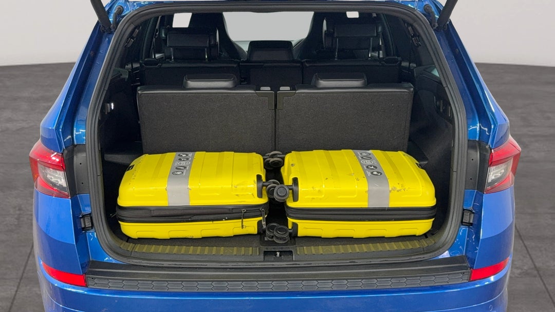 Boot Inside View with Luggage