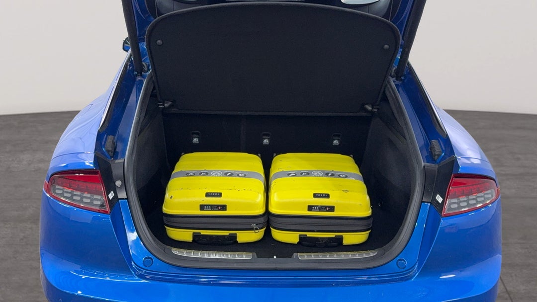 Boot Inside View with Luggage
