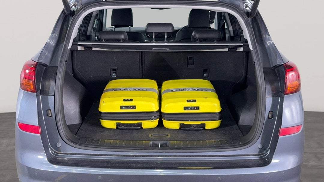 Boot Inside View with Luggage