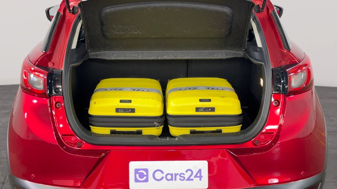 Boot Inside View with Luggage