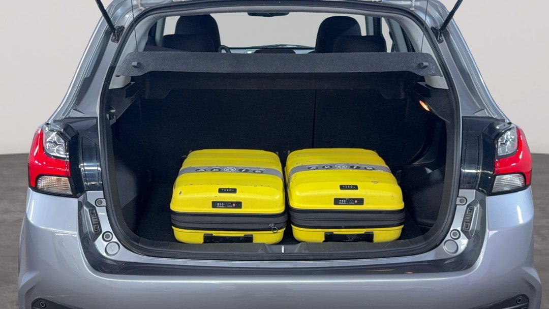 Boot Inside View with Luggage