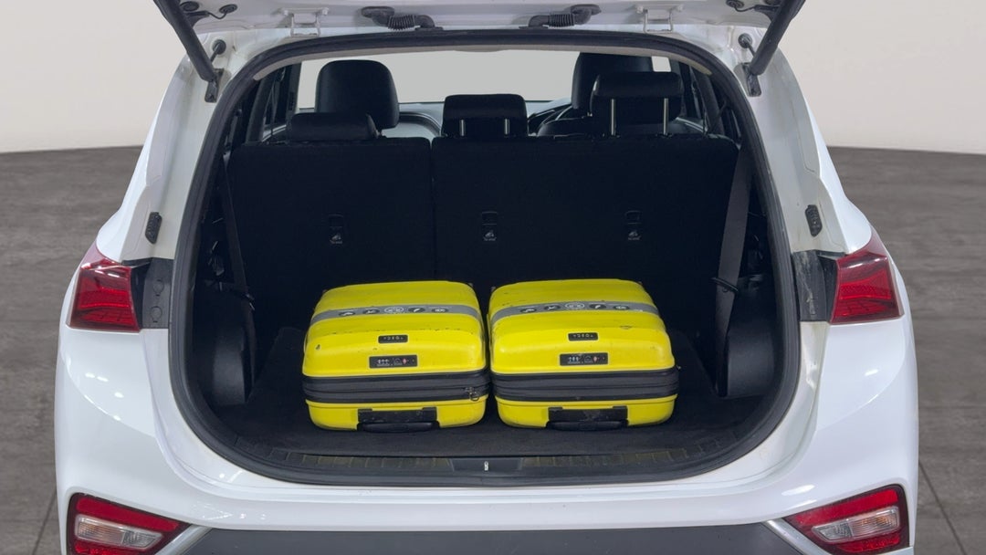 Boot Inside View with Luggage