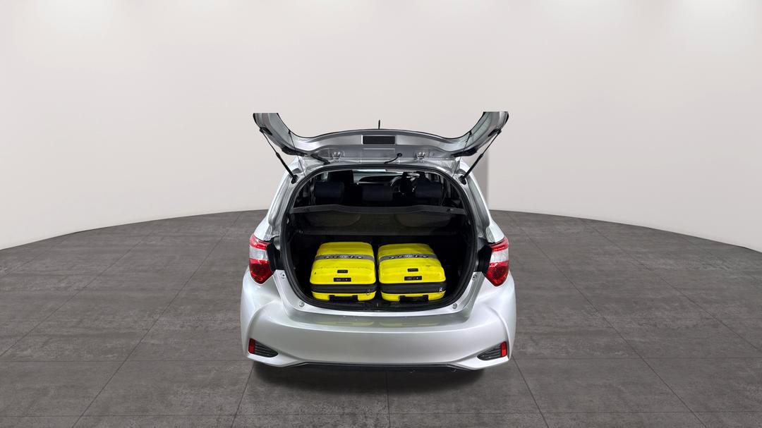 2018 Toyota Yaris Ascent, Automatic, 173441 km, Boot Inside View with Luggage
