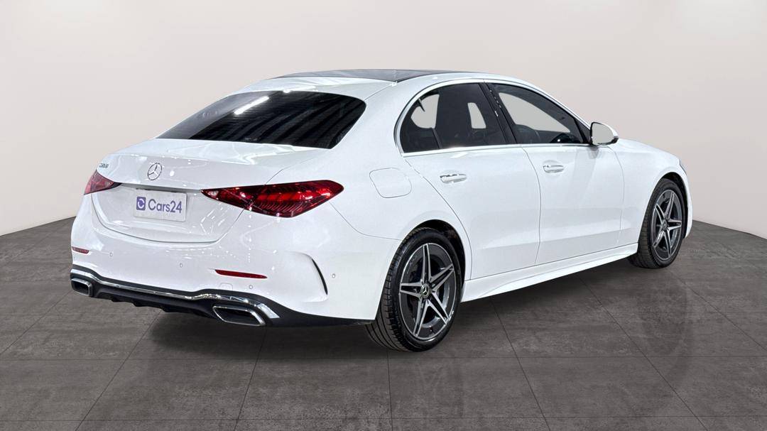 2022 Mercedes-benz C200 Mhev, Automatic, 21105 km, Right Back Diagonal (45- Degree) View