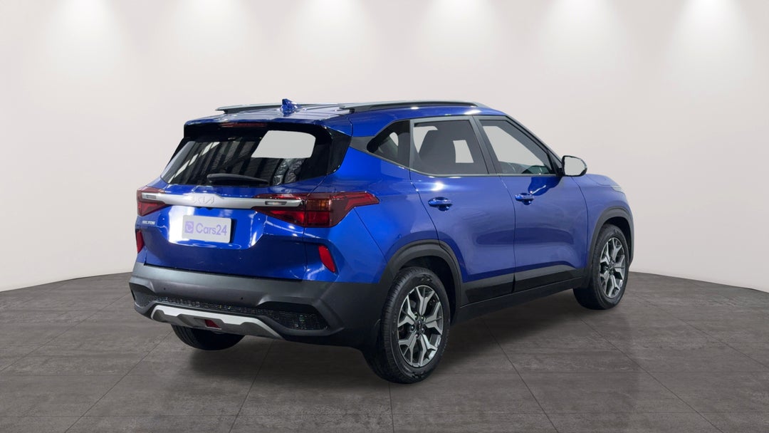 2021 Kia Seltos Sport+ (fwd), Automatic, 112619 km, Right Back Diagonal (45- Degree) View