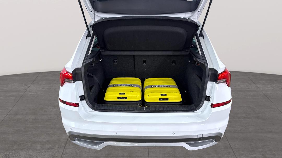 2022 SKODA Kamiq Style 85tsi, Automatic, 22817 km, Boot Inside View with Luggage