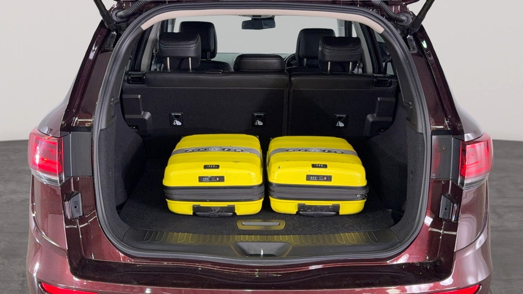 Boot Inside View with Luggage
