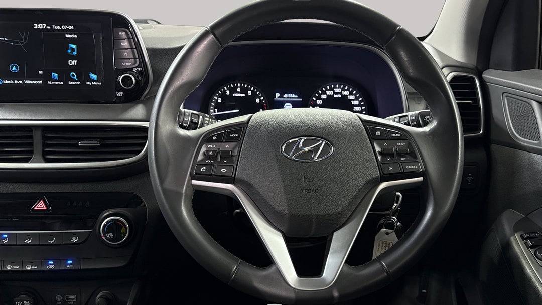 2018 Hyundai Tucson Active X (FWD), Automatic, 68959 km, Steering Wheel Close-up