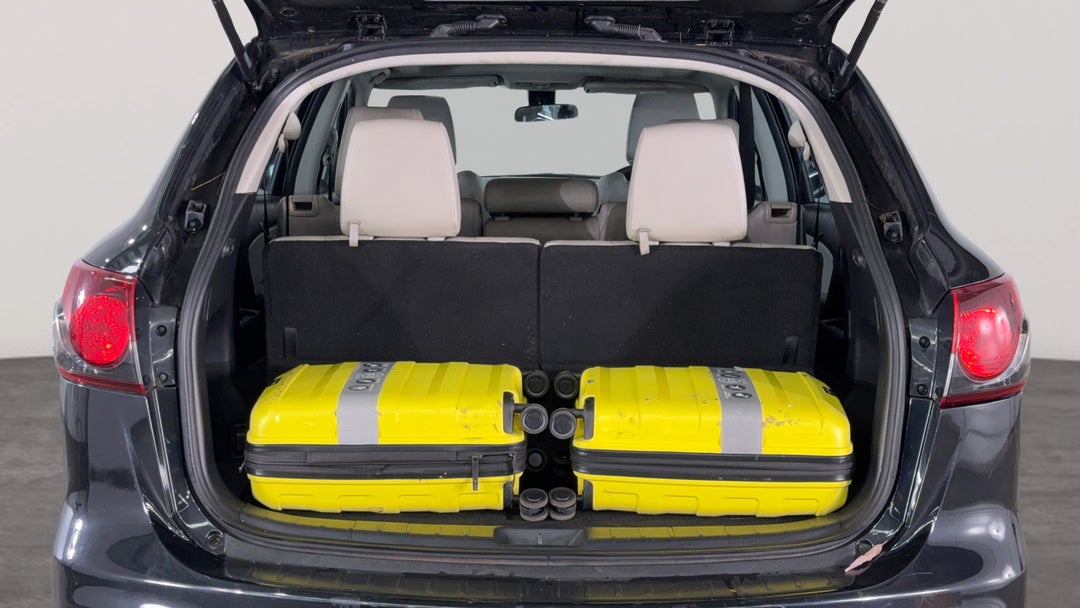 Boot Inside View with Luggage