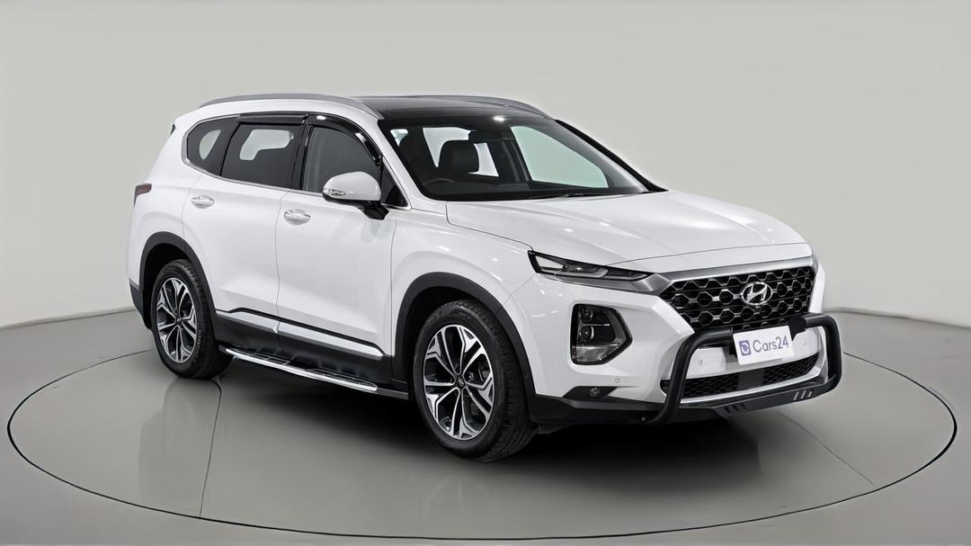 2019 Hyundai Santa Fe Highlander Crdi Blk-bge (AWD), Automatic, 88159 km, Right Front Diagonal (45- Degree) View