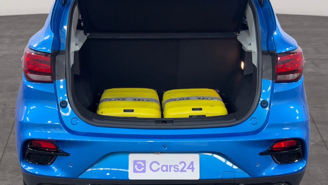 Boot Inside View with Luggage